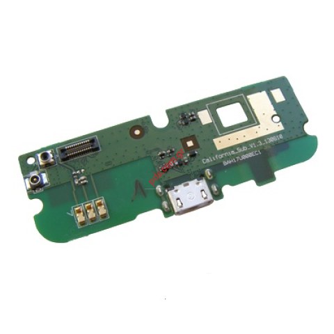 Original board with USB connector Alcatel OT 6012 One Touch Idol Mini, OT 6012D One Touch Idol Mini Dual Original board with USB connector Alcatel OT 6012 One Touch Idol Mini, OT 6012D One Touch Idol Mini Dual