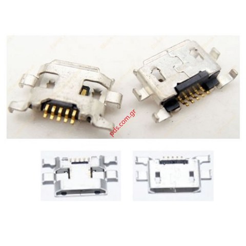 Original charging connector Alcatel Microusb port. Original charging connector Alcatel Microusb port.