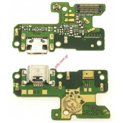 Charging board connector (OEM) MicroUSB Huawei P9 Lite Charging board connector and microphone Charging board connector (OEM) MicroUSB Huawei P9 Lite Charging board connector and microphone