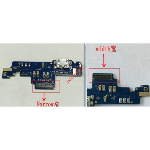 Charging board Xiaomi Redmi Note 4 Global version USB microusb connector and microfone (WITDTH VERSION)