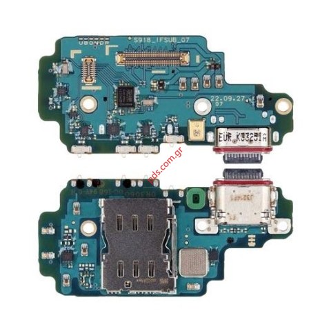 Πλακέτα φόρτισης OEM Samsung Galaxy S23 ULTRA SM-S918B 5G 2023 Charge board SUB Charging Port TYPE-C Bulk 