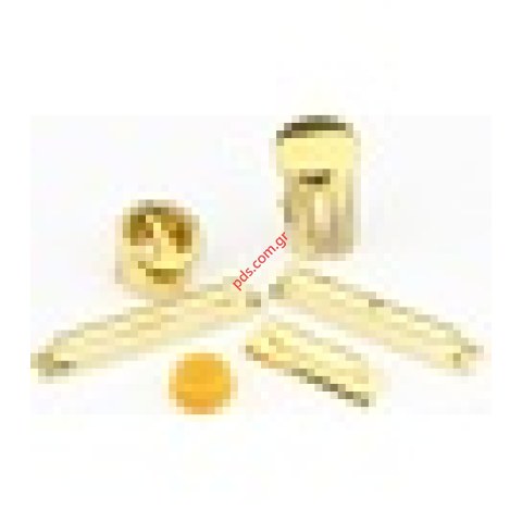 Γνήσια Motorola RAZR V3i D&G Gold σετ πλαινά πλήκτρα και τάπες 