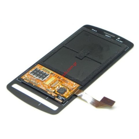 External window glass with screen digitazer and LCD Display (OEM) only Nokia 700 Black