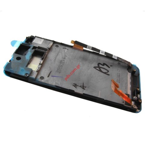 Γνήσια οθόνη complete σετ LCD HTC ONE M7 Blue σε μπλέ χρώμα.