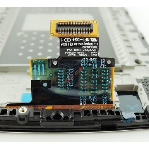 Original set LCD LG K420N K10 2016 Black (Front cover with touch screen and TFT LCD display) 