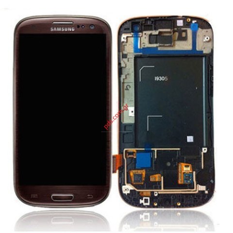 Γνήσια οθόνη complete set Samsung GT Galaxy S3 i9305 LTE Brown σε καφέ χρώμα Γνήσια οθόνη complete set Samsung GT Galaxy S3 i9305 LTE Brown σε καφέ χρώμα