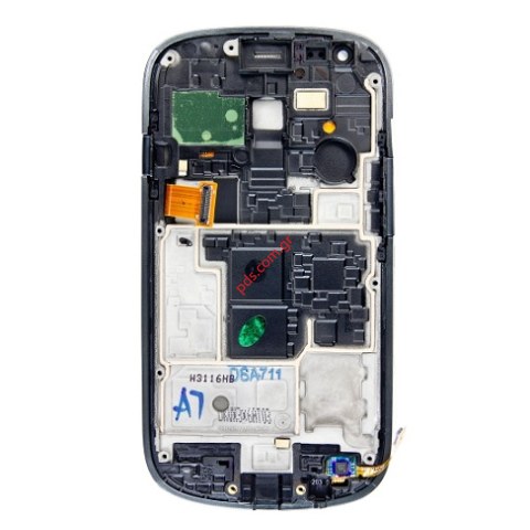 Γνήσια οθόνη complete set Samsung GT Galaxy S3 Mini i8190 Grey σε γκρί χρώμα.