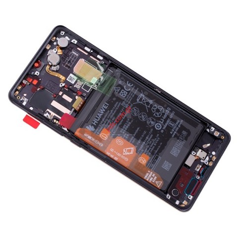 Γνήσια οθόνη Huawei P30 PRO (VOG-L09) Black σετ LCD σε μαύρο χρώμα Complete με Front cover Display Touch screen digitizer & μπαταρία ORIGINAL
