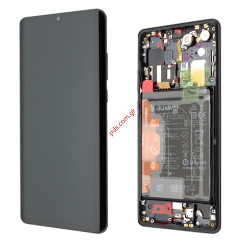 Γνήσια οθόνη Huawei P30 PRO (VOG-L09) Black σετ LCD σε μαύρο χρώμα Complete με Front cover Display Touch screen digitizer & μπαταρία ORIGINAL Γνήσια οθόνη Huawei P30 PRO (VOG-L09) Black σετ LCD σε μαύρο χρώμα Complete με Front cover Display Touch screen digitizer & μπαταρία ORIGINAL