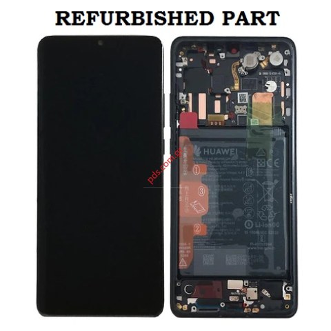 Γνήσια οθόνη Huawei P30 PRO (VOG-L09) Black σετ LCD σε μαύρο χρώμα με Front cover Display Touch screen digitizer & μπαταρία ORIGINAL REFURBISHED Γνήσια οθόνη Huawei P30 PRO (VOG-L09) Black σετ LCD σε μαύρο χρώμα με Front cover Display Touch screen digitizer & μπαταρία ORIGINAL REFURBISHED
