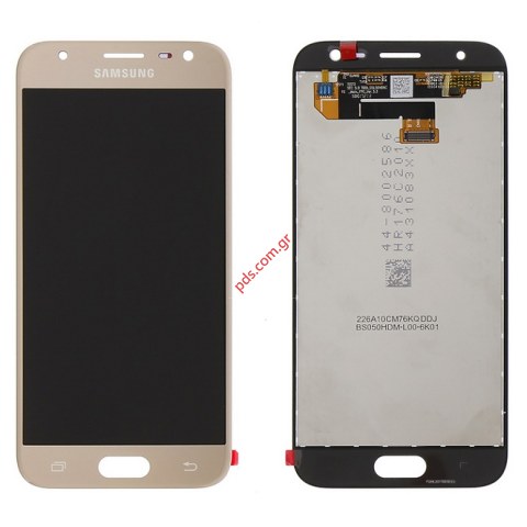 Original LCD set Gold Samsung J330 Galaxy J3 2017 (Display +Touch screen digitizer Unit) 