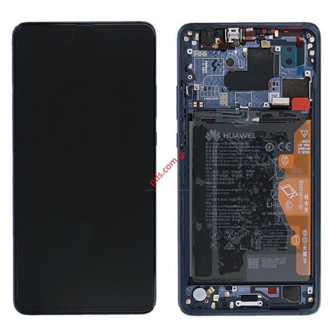Γνήσια οθόνη LCD Huawei Mate 20x (EVR-L29) Blue σε μπλέ χρώμα MIDNIGHT BLUE Complete set ORIGINAL
