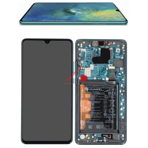 Γνήσια οθόνη LCD Huawei Mate 20x (EVR-L29) Green σε πράσινο χρώμα EMERALD GREEN ORIGINAL