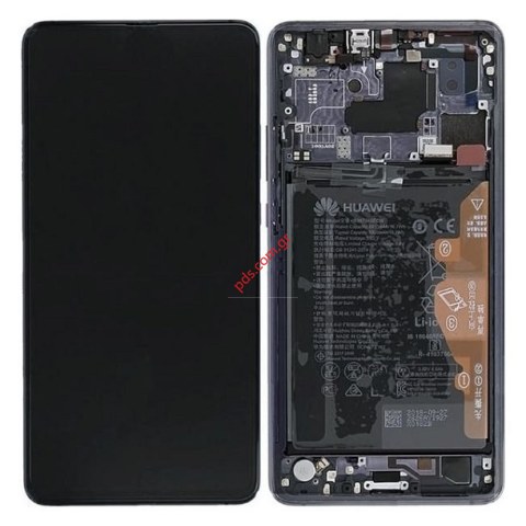 Γνήσια οθόνη LCD Huawei Mate 20x (EVR-L29) Silver σε ασημί χρώμα