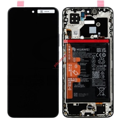 Original set LCD Huawei NOVA 10 SE (BNE-LX1) 2022 Black with Frame Display Touch screen Digitizer and battery Box