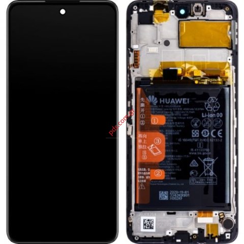 Set LCD (OEM) Huawei P Smart 2021 (PPA-L22B) Black Frame Display with touch screen digitizer Battery  Set LCD (OEM) Huawei P Smart 2021 (PPA-L22B) Black Frame Display with touch screen digitizer Battery