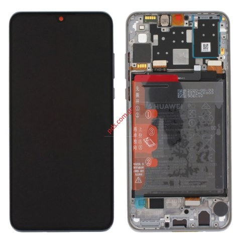 Original LCD Huawei P30 Lite White New Edition 2020 (MAR-L21MEA) Black Frame, Display, touch screen digitizer & Battery Box Original LCD Huawei P30 Lite White New Edition 2020 (MAR-L21MEA) Black Frame, Display, touch screen digitizer & Battery Box