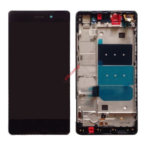Γνήσια οθόνη LCD Huawei P8 Lite Black (Frame + Touch Screen + Display Glass) σε μαύρο χρώμα. Γνήσια οθόνη LCD Huawei P8 Lite Black (Frame + Touch Screen + Display Glass) σε μαύρο χρώμα.
