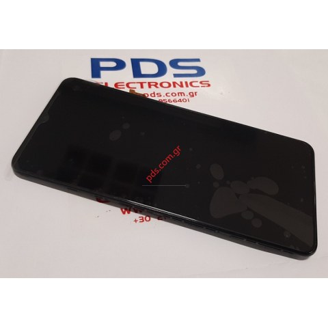 Γνήσια οθόνη LCD Samsung A125F Galaxy A12 2020 Full Black (ORIGINAL W/FRAME & BATTERY)