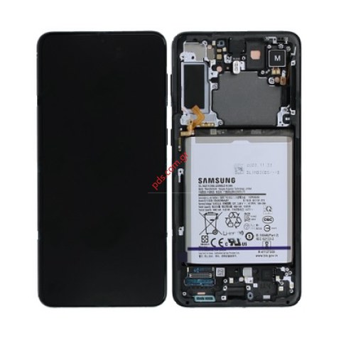 Γνήσια οθόνη LCD Samsung Galaxy S21 PLUS (SM-G996B) Black Phantom σε μαύρο χρώμα ORIGINAL Γνήσια οθόνη LCD Samsung Galaxy S21 PLUS (SM-G996B) Black Phantom σε μαύρο χρώμα ORIGINAL