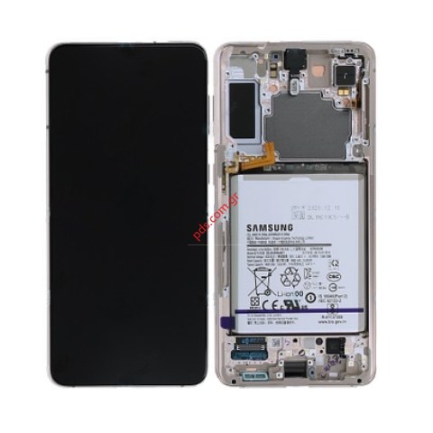 Γνήσια οθόνη LCD Samsung Galaxy S21 Plus (SM-G996B) Violet Phantom σε βιολετί χρώμα ORIGINAL (W/BATTERY) Γνήσια οθόνη LCD Samsung Galaxy S21 Plus (SM-G996B) Violet Phantom σε βιολετί χρώμα ORIGINAL (W/BATTERY)