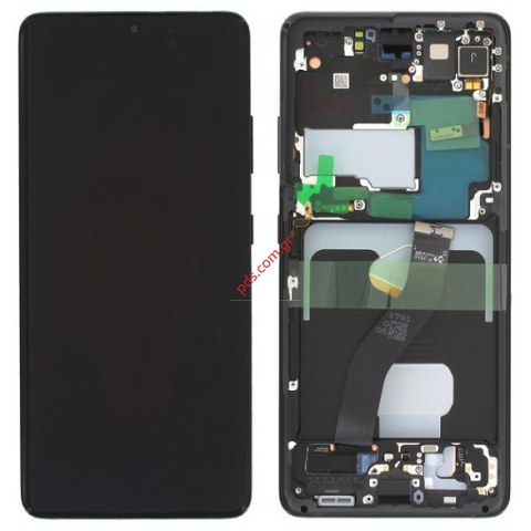 Γνήσια οθόνη LCD Samsung Galaxy S21 ULTRA (SM-G998B) Black Phantom σε μαύρο χρώμα ORIGINAL (NO BATTERY) Γνήσια οθόνη LCD Samsung Galaxy S21 ULTRA (SM-G998B) Black Phantom σε μαύρο χρώμα ORIGINAL (NO BATTERY)