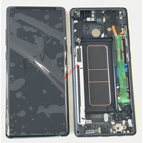 Γνήσια οθόνη LCD set Black Samsung N950 Galaxy Note 8 (Service Pack) σε μαύρο χρώμα Display withTouch screen digitizer frame Unit με την πρόσοψη Γνήσια οθόνη LCD set Black Samsung N950 Galaxy Note 8 (Service Pack) σε μαύρο χρώμα Display withTouch screen digitizer frame Unit με την πρόσοψη