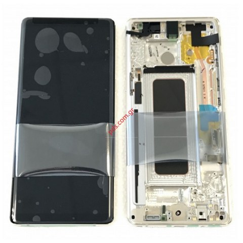 Γνήσια οθόνη LCD set Gold Samsung N950 Galaxy Note 8 (Service Pack) σε χρυσό χρώμα Display withTouch screen digitizer frame Unit με την πρόσοψη Γνήσια οθόνη LCD set Gold Samsung N950 Galaxy Note 8 (Service Pack) σε χρυσό χρώμα Display withTouch screen digitizer frame Unit με την πρόσοψη