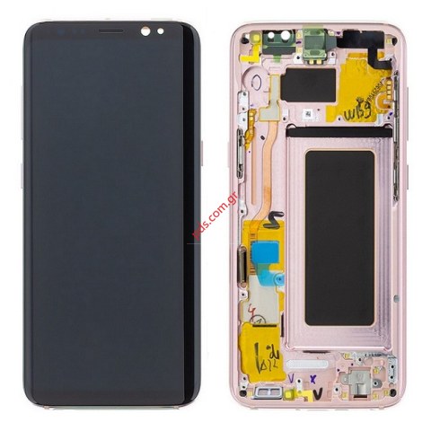 Γνήσια οθόνη LCD σετ Pink Samsung Galaxy S8 SM-G950 σε ροζ χρώμα (ΑΝΑΛΑΜΒΑΝΟΥΜΕ ΤΗΝ ΑΝΤΙΚΑΤΑΣΤΑΣΗ) SPECIAL OFFER LIMITED STOCK