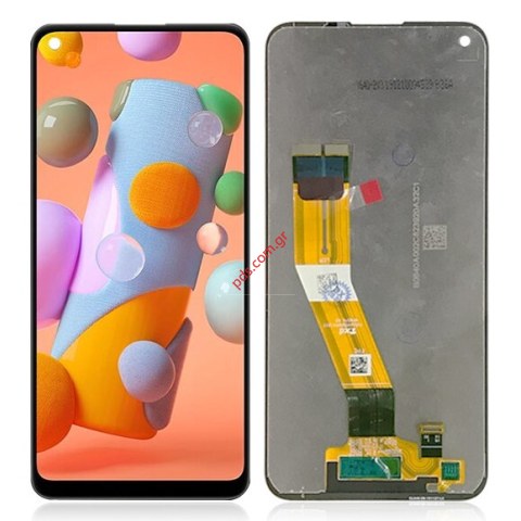 Γνήσια οθόνη LCD σετ Samsung Galaxy A115 (A11 2020)  NO/FRAME Black Display Touch Screen & Digitizer