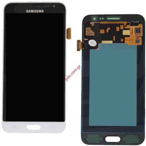 Γνήσια οθόνη LCD set White Samsung SM-J320F Galaxy J3 (2016) Display σε λευκό χρώμα Γνήσια οθόνη LCD set White Samsung SM-J320F Galaxy J3 (2016) Display σε λευκό χρώμα