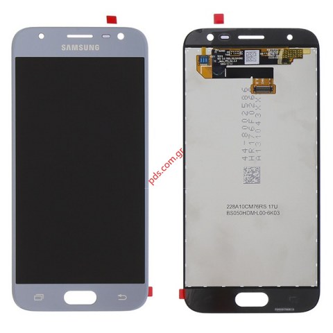 Original LCD set Silver Samsung J330 Galaxy J3 2017 (Display +Touch screen digitizer Unit) 