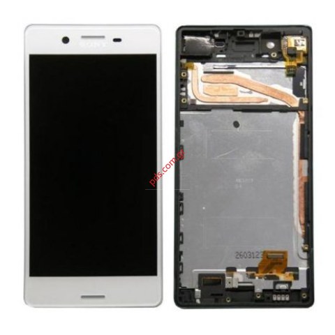 Original set LCD White Sony F5121 Xperia X, F5122 Xperia X Dual Front cover with touch screen and lcd display  Original set LCD White Sony F5121 Xperia X, F5122 Xperia X Dual Front cover with touch screen and lcd display