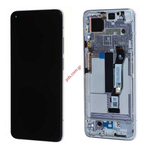 Γνήσια οθόνη LCD Xiaomi Mi 10T (M2007J3SY) Silver w/frame σε ασημί χρώμα ORIGINAL Γνήσια οθόνη LCD Xiaomi Mi 10T (M2007J3SY) Silver w/frame σε ασημί χρώμα ORIGINAL