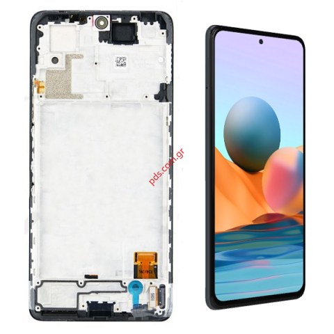 Γνήσια οθόνη LCD Xiaomi Redmi Note 10 Pro (M2101K6G) 4G 2021 Onyx Grey Display touch screen digitizer σε γκρί μαύρο χρώμα ORIGINAL  Γνήσια οθόνη LCD Xiaomi Redmi Note 10 Pro (M2101K6G) 4G 2021 Onyx Grey Display touch screen digitizer σε γκρί μαύρο χρώμα ORIGINAL