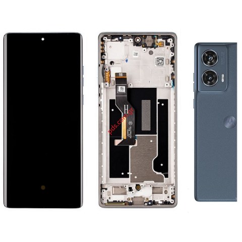 Original set LCD Motorola EDGE 50 FUSION (XT-2429) 2024 Dark Blue Forest Display P-OLED Touch screen with digitizer and frame Blister Original set LCD Motorola EDGE 50 FUSION (XT-2429) 2024 Dark Blue Forest Display P-OLED Touch screen with digitizer and frame Blister