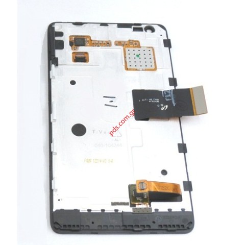 Γνήσια οθόνη Nokia Lumia 900 Frontcover + Display Unit black