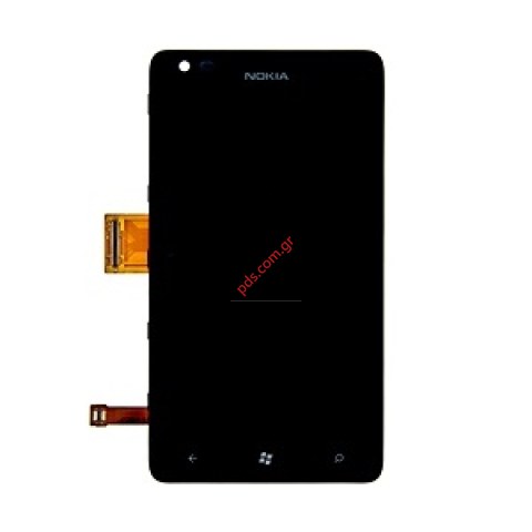 Γνήσια οθόνη Nokia Lumia 900 Frontcover + Display Unit black
