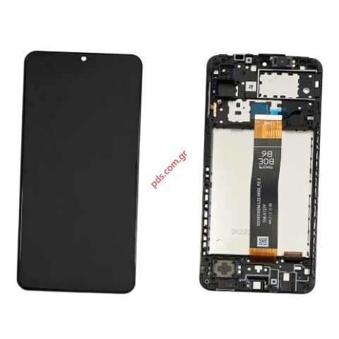 Γνήσια οθόνη Samsung A127F Galaxy A12s Nacho (FLEX VERSION BOE-B6) Display w/frame Touch screen digitizer SVP BOX ORIGINAL 