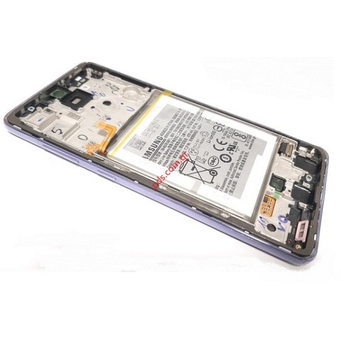 Γνήσια οθόνη Samsung A526 Galaxy A52 5G Violet σε βιολετί χρώμα Display & Touch screen Digitizer (Service Pack) ORIGINAL W/BATTERY