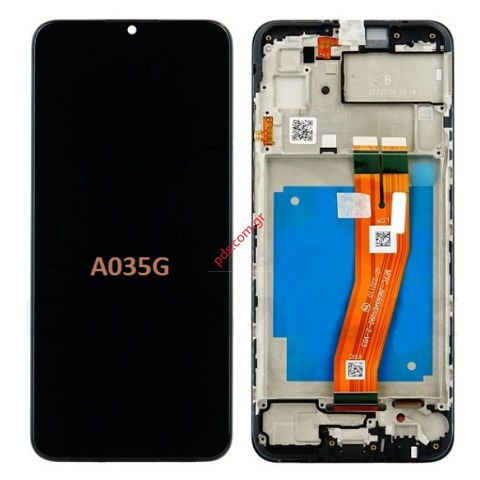 Γνήσια οθόνη Samsung Galaxy A03 (SM-A035G) 2022 PLS Display ORIGINAL (ΠΡΟΣΟΧΗ NON EU VERSION ORANGE FLEX) BOX 