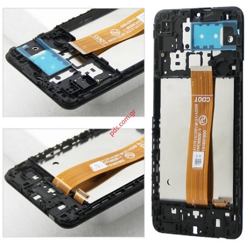 Γνήσια οθόνη Samsung Galaxy A12s (A127F) 2021 VERSION: C-DOT / FLEX A125 ORIGINAL SVP BOX