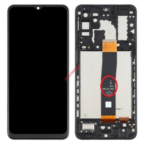 Γνήσια οθόνη Samsung Galaxy A32 5G (SM-A326B) 2021 VERSION: V00-T Black (W/FRAME TFT) ORIGINAL