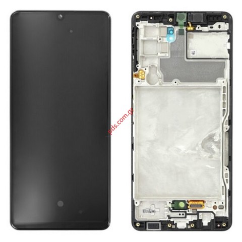 Γνήσια οθόνη Samsung Galaxy A42 5G SM-A426 Black Complete set Display Frame touch screen & digitizer ORIGINAL