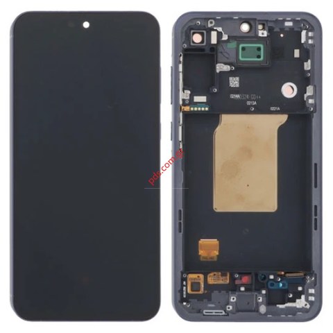 Γνήσια οθόνη Samsung Galaxy A55 5G SM-A556B Black W/Frame LCD Display AMOLED Touch screen with Digitizer SVP ORIGINAL BOX