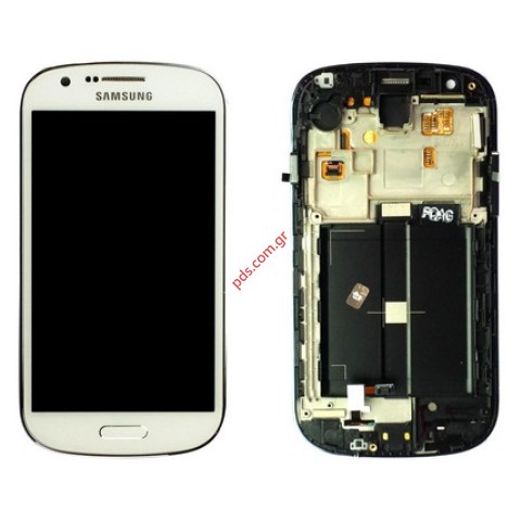 Γνήσια οθόνη Samsung Galaxy Express i8730 White LCD Display Touch Unit Digitazer σε λευκό χρώμα