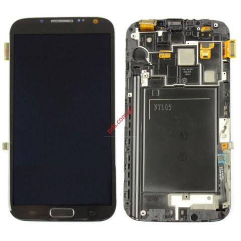Γνήσια οθόνη Samsung Galaxy NOTE 2 N7105 LTE 4G (Super AMOLED) σε γκρί χρώμα  Γνήσια οθόνη Samsung Galaxy NOTE 2 N7105 LTE 4G (Super AMOLED) σε γκρί χρώμα