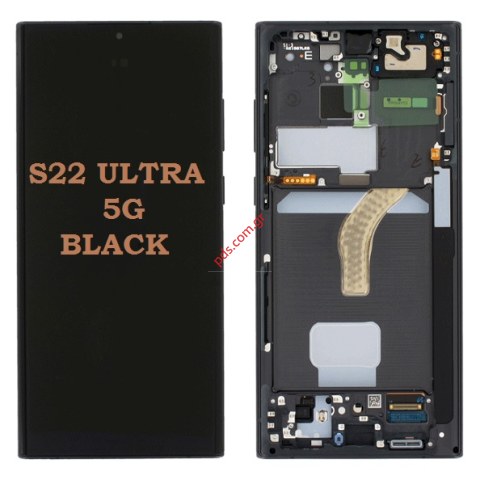 Γνήσια οθόνη Samsung Galaxy S22 ULTRA 5G SM-S908B Black Phantom σε μαύρο χρώμα Display AMOLED LCD set Frame Touch screen Digitizer ORIGINAL SVP BOX Γνήσια οθόνη Samsung Galaxy S22 ULTRA 5G SM-S908B Black Phantom σε μαύρο χρώμα Display AMOLED LCD set Frame Touch screen Digitizer ORIGINAL SVP BOX