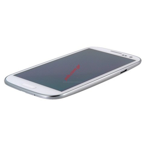 Γνήσια οθόνη Samsung Galaxy S3 i9300 White LCD Display Touch Unit Digitazer σε λευκό χρώμα