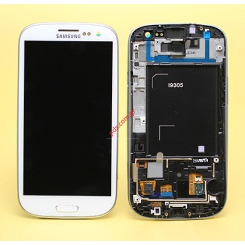Γνήσια οθόνη Samsung GT Galaxy S III i9305 LTE White LCD Digitazer  Γνήσια οθόνη Samsung GT Galaxy S III i9305 LTE White LCD Digitazer